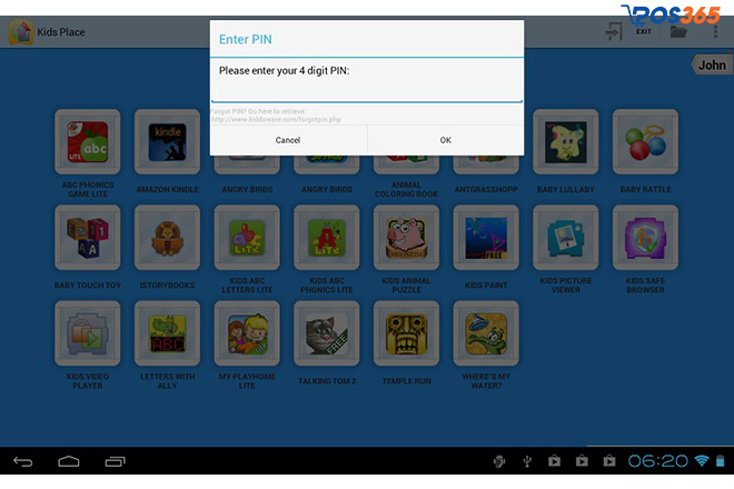 Phần mềm quản lý điện thoại trẻ em Kids Place