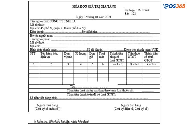 Hóa đơn giá trị gia tăng