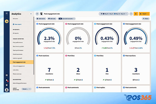 Phần mềm quản lý fanpage facebook Hootsuite