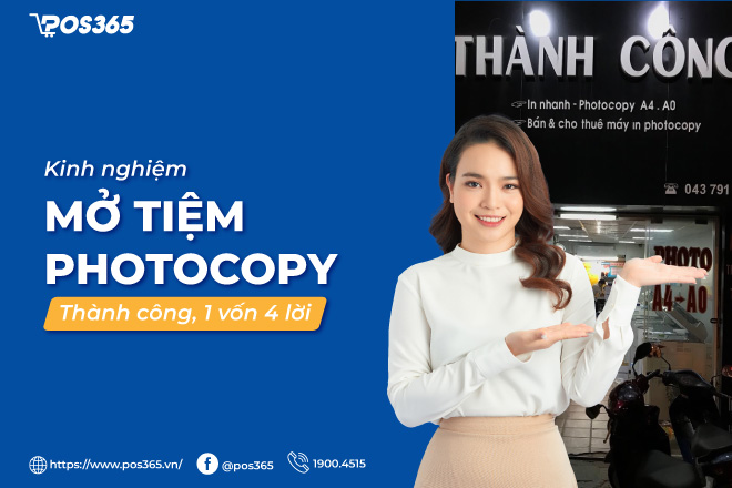 Kinh nghiệm mở tiệm photocopy thành công, 1 vốn 4 lời