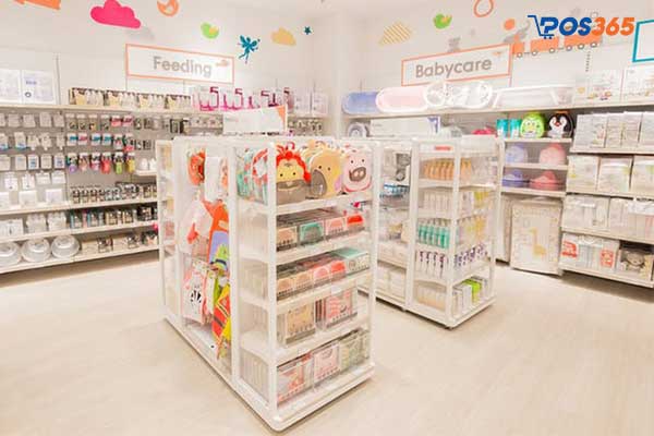 Thiết kế shop mẹ và bé ngộ nghĩnh, đáng yêu