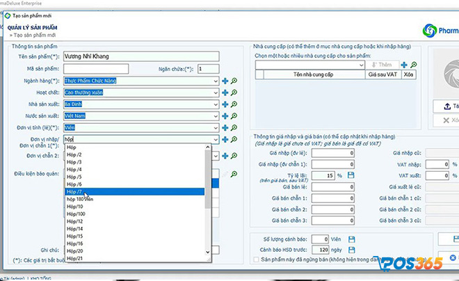 Phần mềm quản lý nhà thuốc Pharma Deluxe