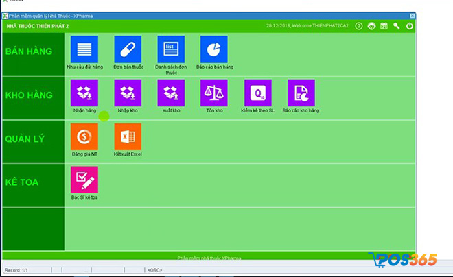 Phần mềm quản lý nhà thuốc XPharma