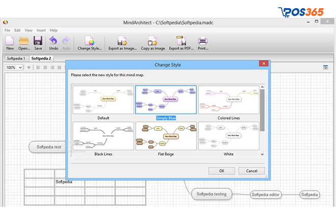 Phần mềm vẽ sơ đồ tư duy MindArchitect