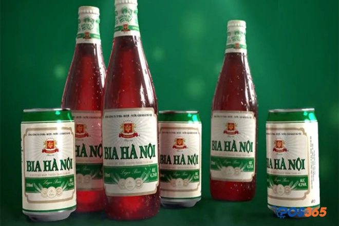 Bia Hà Nội nhãn xanh