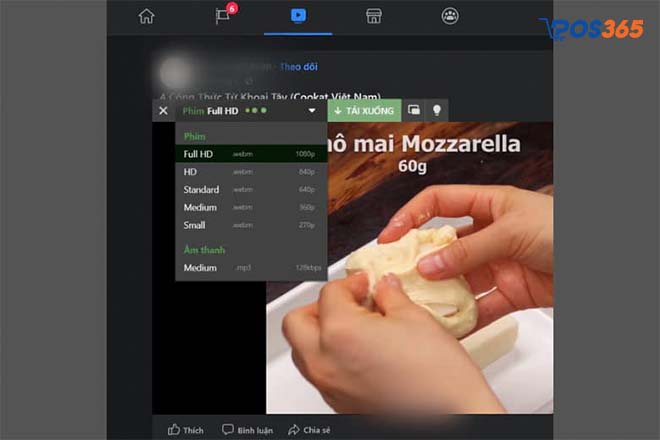 Cách tải video trên Facebook về máy tính bằng Cốc Cốc