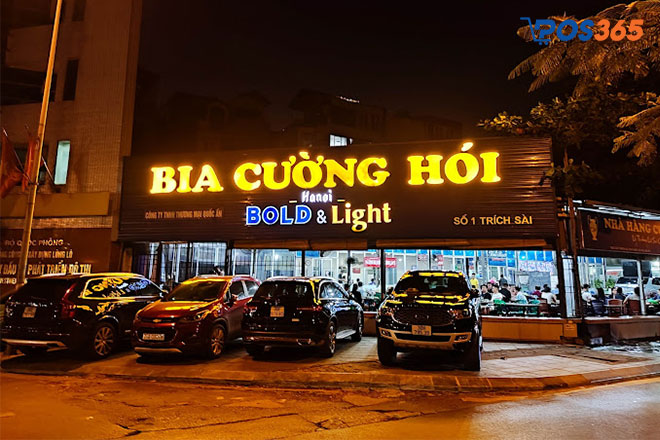 Bia hơi Cường Hói quán nhậu view đẹp hà nội