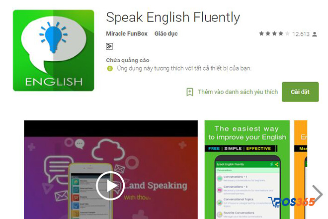 app học tiếng anh cho người mất gốc