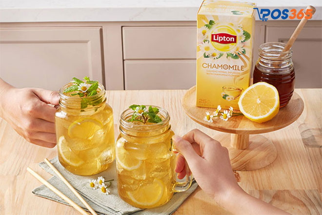 Cách pha trà chanh lipton mật ong