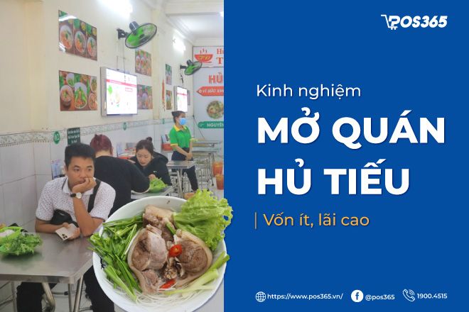 Kinh nghiệm mở quán hủ tiếu vốn ít, lãi cao