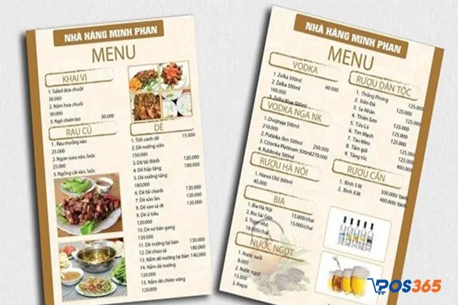 menu món nhậu quán bia