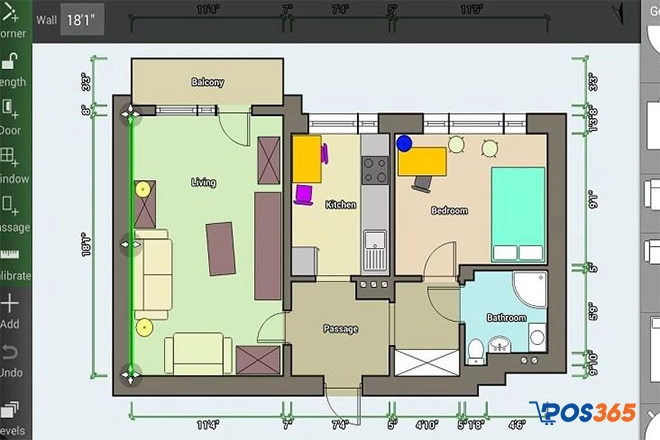 Phần mềm Floorplanner