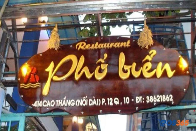 Mẫu biển hiệu bằng gỗ