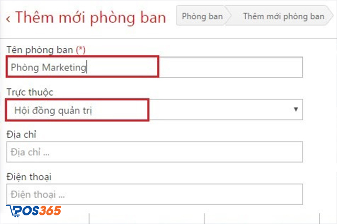 Hướng dẫn cách quản lý phòng ban