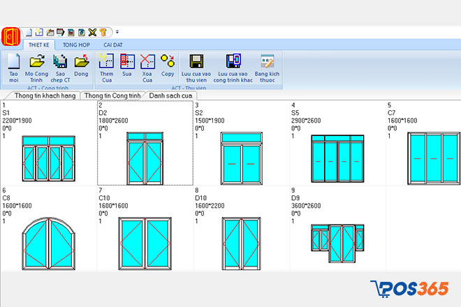 ACT – Phần mềm sản xuất cửa nhôm xingfa trên điện thoại
