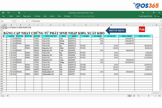 Lý do bạn cần phải quản lý kho hàng bằng Excel?