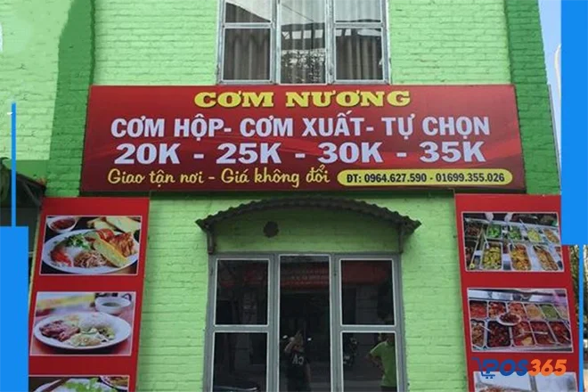  Bảng hiệu cơm trưa