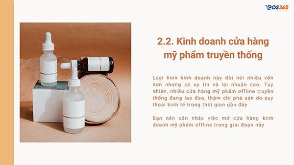 Kinh doanh cửa hàng mỹ phẩm truyền thống