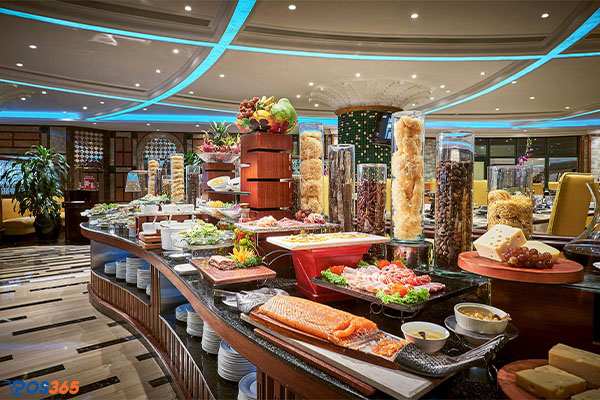 Mẫu thiết kế nhà hàng buffet bình dân 4