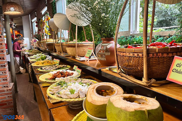 Mẫu thiết kế nhà hàng buffet bình dân 6