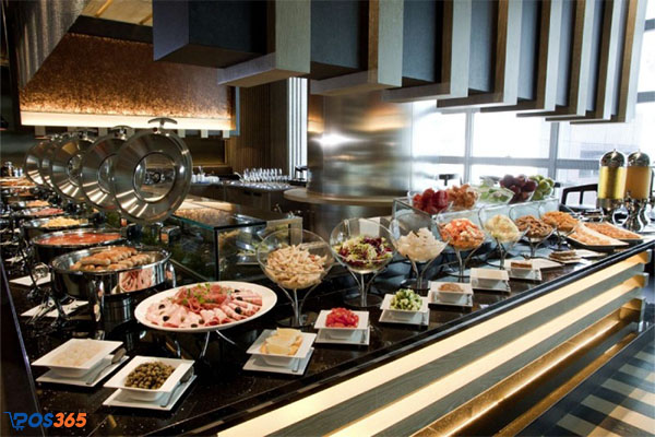 Mẫu thiết kế nhà hàng buffet bình dân 9