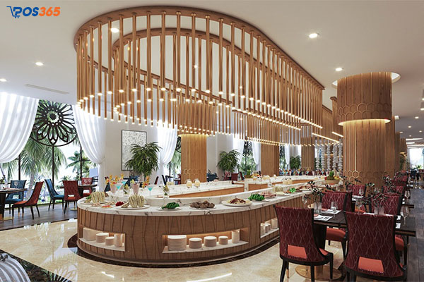 Mẫu thiết kế nhà hàng buffet bình dân 11